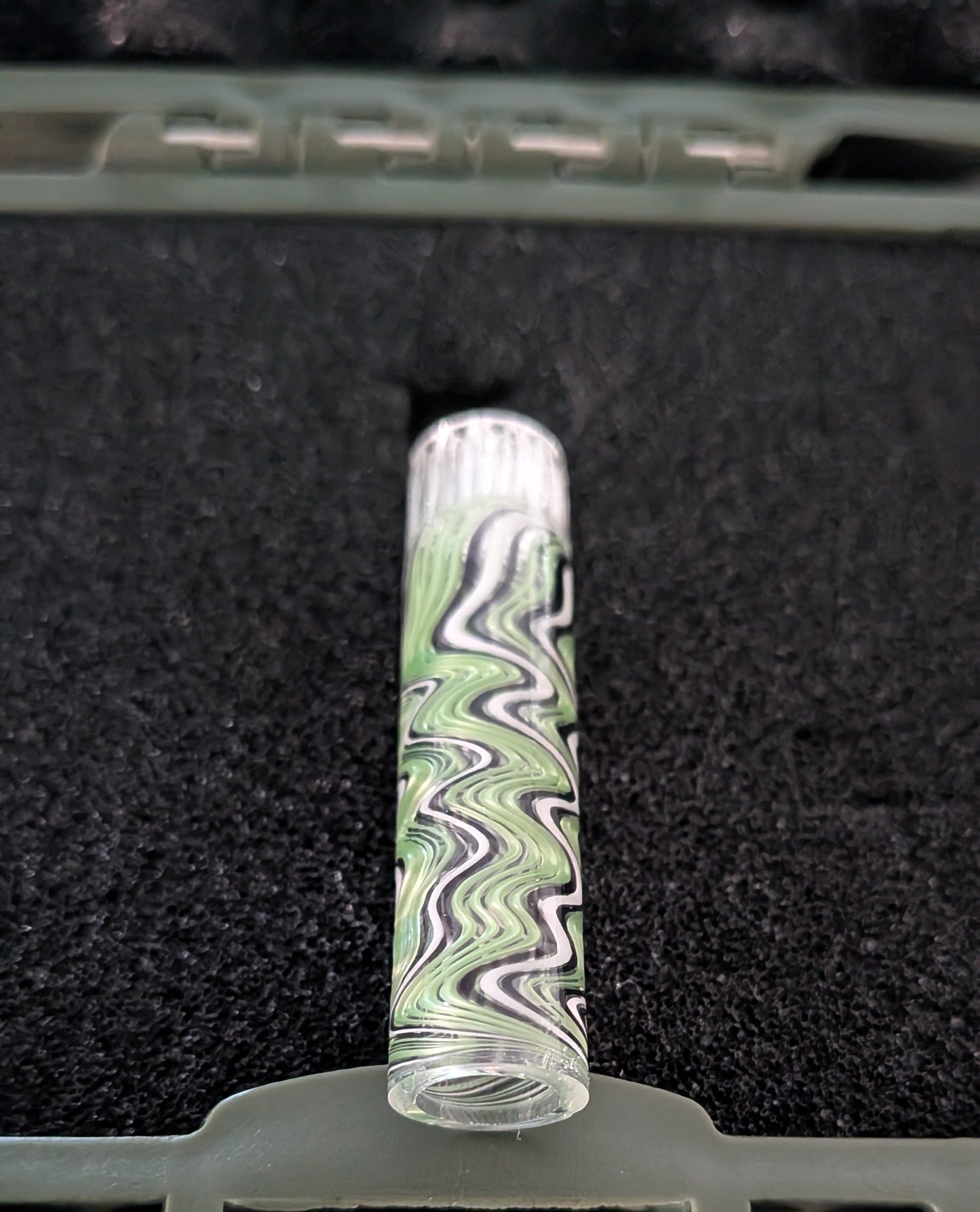 Sabai 12mm green swirl tip