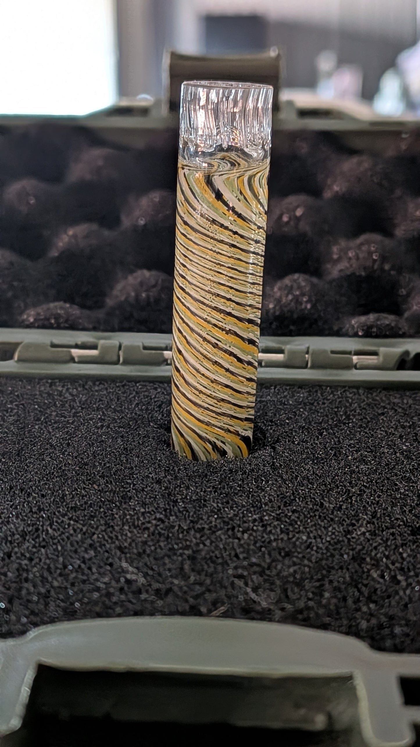 Sabai 12mm yellow swirls